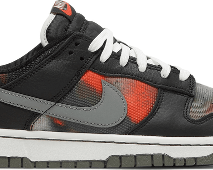 Men's SB Dunk Low Graffiti Pack Black Red Shoes