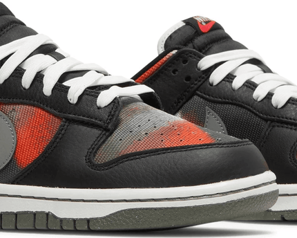 Men's SB Dunk Low Graffiti Pack Black Red Shoes