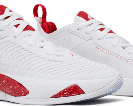Men's Jordan Luka 1 White Fire Red Shoes