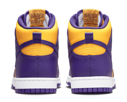 Men's Dunk High Retro Lakers Shoes