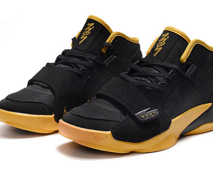 Men's Air Jordan Zion 2 Black Yellow Shoes