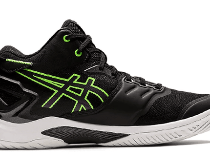 Men's Asics Gel Burst 26 Black Green Gecko Shoes