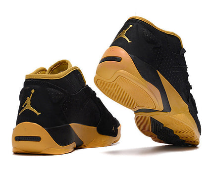 Men's Air Jordan Zion 2 Black Yellow Shoes