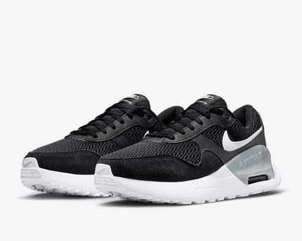 Women's Air Max SYSTM Black Wolf Grey White Shoes