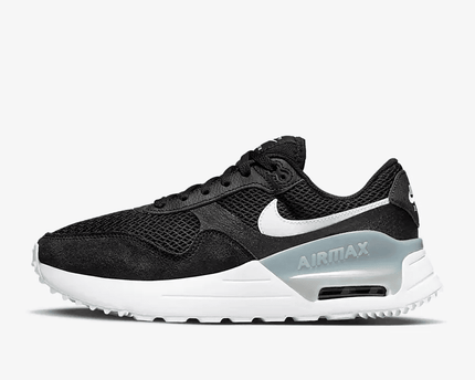 Women's Air Max SYSTM Black Wolf Grey White Shoes