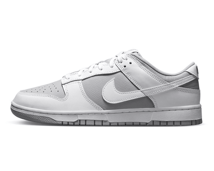 Men's Dunk Low Grey White Shoes