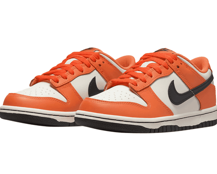 Men's Dunk Low GS White Orange Black Shoes