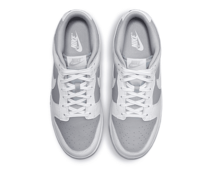 Men's Dunk Low Grey White Shoes