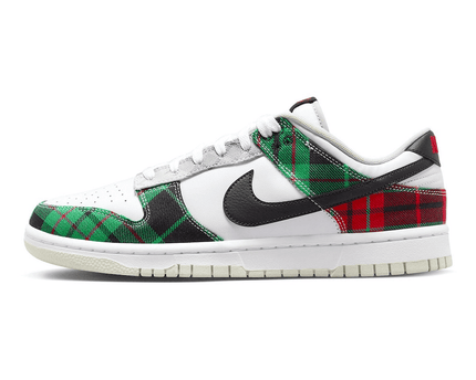 Men's Dunk Low Plaid Shoes