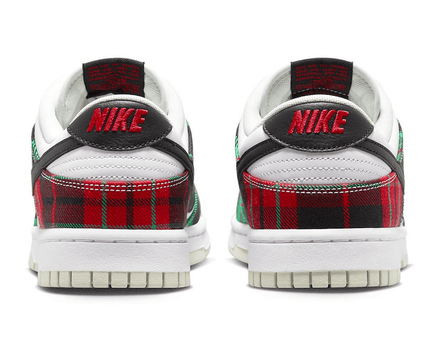 Men's Dunk Low Plaid Shoes