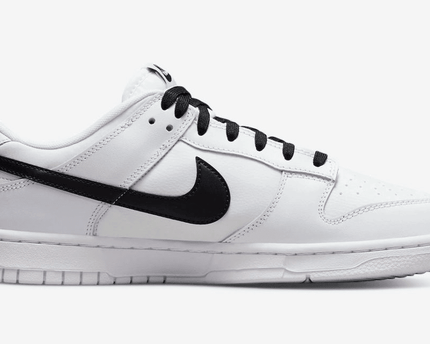 Men's SB Dunk Low White Black Shoes