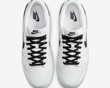 Men's SB Dunk Low White Black Shoes