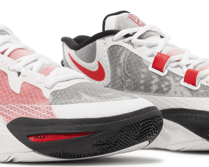Men's Kyrie 8 White University Red Shoes
