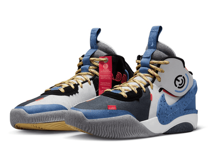Men's Nike Air Deldon 1 Gray Blue Shoes