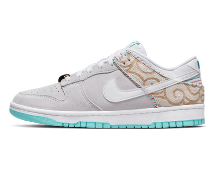 Men's SB Dunk Low Barber Shop Grey Shoes
