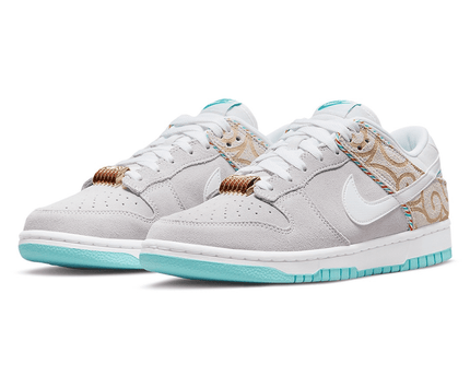 Men's SB Dunk Low Barber Shop Grey Shoes