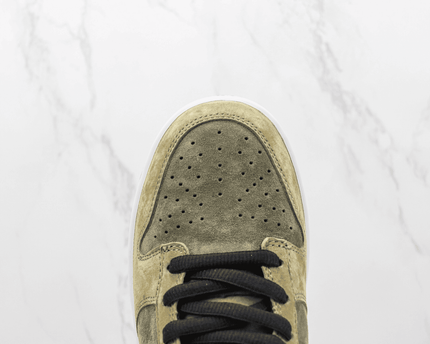 Men's SB Dunk Low WTVUA Green Suede Shoes