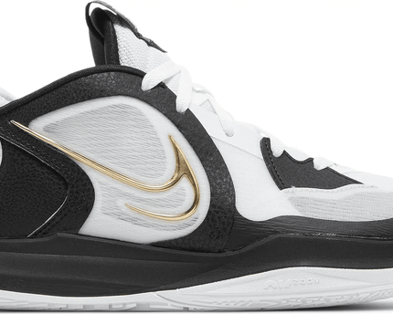 Men's Kyrie Low 5 White Black Metallic Gold Shoes
