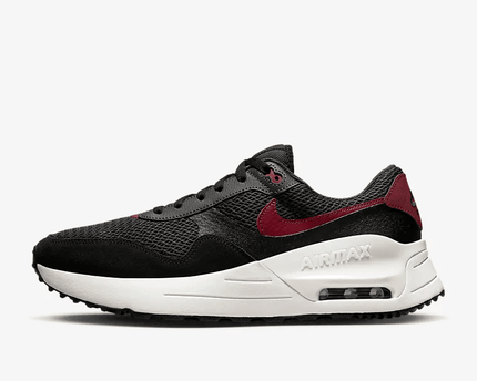 Women's Air Max SYSTM Black Team Red Shoes