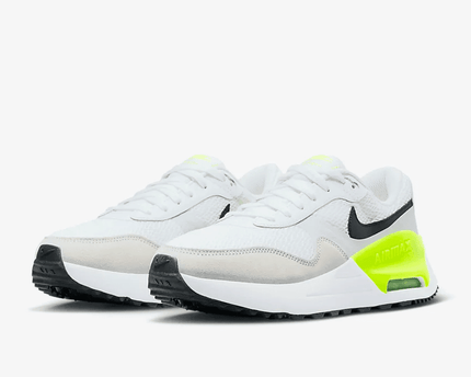 Women's Air Max SYSTM White Black Volt Shoes