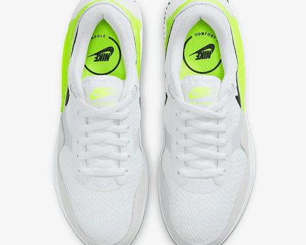 Women's Air Max SYSTM White Black Volt Shoes