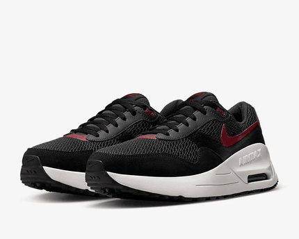 Women's Air Max SYSTM Black Team Red Shoes
