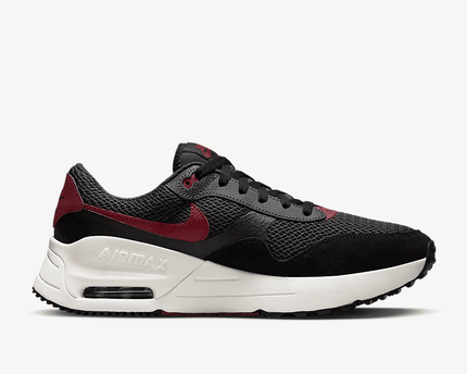 Women's Air Max SYSTM Black Team Red Shoes