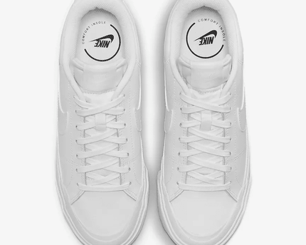 Women's Court Legacy Lift Triple White Shoes