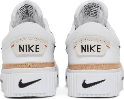 Women's Court Legacy Lift White Hemp Shoes
