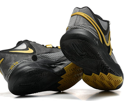 Men's Kyrie 8 Black Gold Shoes