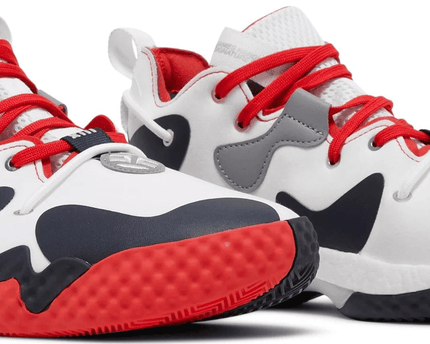 Men's Harden Vol. 6 White Vivid Red Legend Ink Shoes