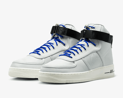Men's Air Force 1 High '07 Moving Company Grey Black Blue Shoes
