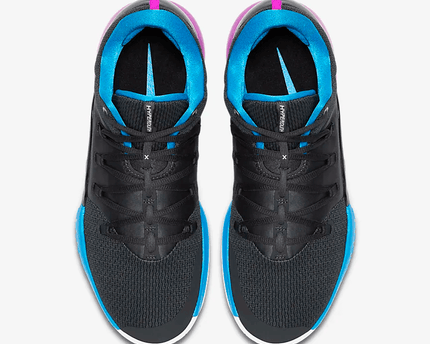 Men's Hyperdunk X Low Anthracite Metallic Silver Shoes