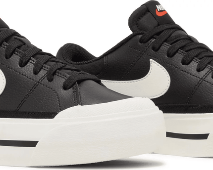 Women's Court Legacy Lift Black Sail Shoes
