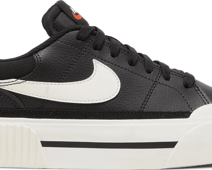Women's Court Legacy Lift Black Sail Shoes