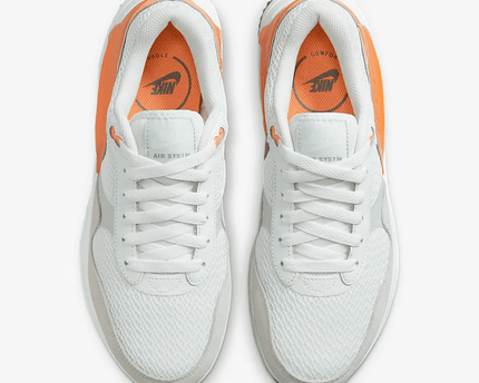 Women's Air Max SYSTM White Orange Trance Shoes