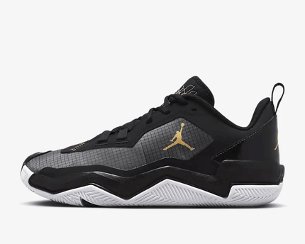 Men's Jordan One Take 4 Black Metallic Gold Shoes