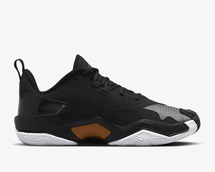 Men's Jordan One Take 4 Black Metallic Gold Shoes