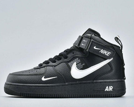 Men's Air Force 1 Mid Utility Black Shoes