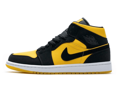 Men's Air Jordan 1 Mid University Gold Shoes