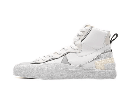 Men's Sacai x Blazer Mid White Grey Shoes