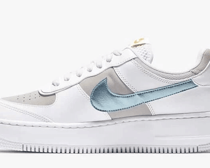 Women's Air Force 1 Shadow White Vast Grey Glacier Ice Shoes