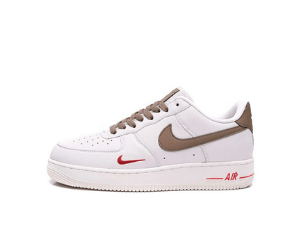 Men's Air Force 1 Premium White Brown Shoes