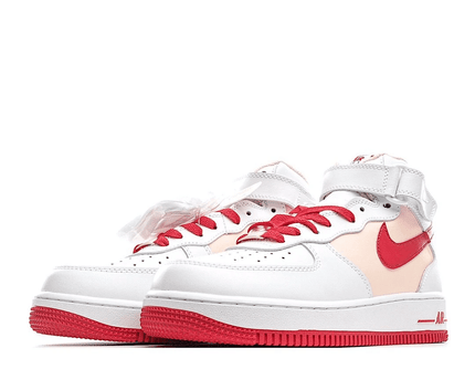 Men's Air Force 1 Mid Red Shoes