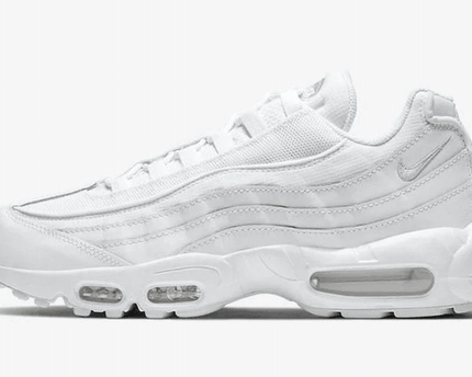 Men's Air Max 95 Triple White Shoes
