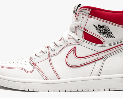 Men's Air Jordan 1 Retro High OG Phantom Sail Red Shoes