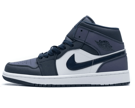 Men's Air Jordan 1 Mid Sanded Purple Shoes