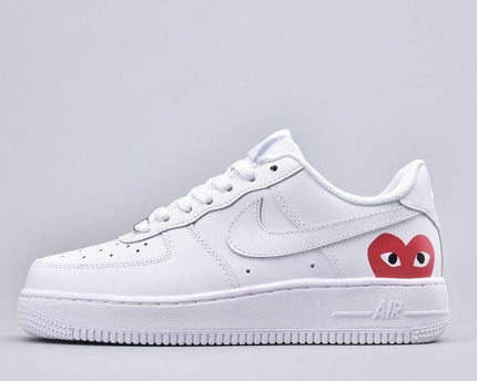 Men's Air Force 1 X Comme Des Garcons Play Shoes