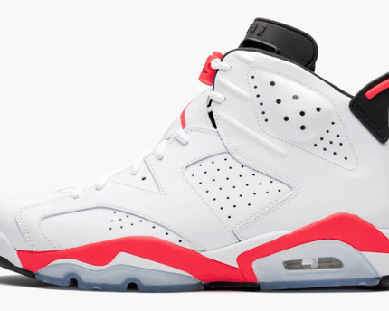 Men's Air Jordan 6 Retro White Infrared Shoes