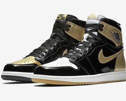 Men's Air Jordan 1 Retro High OG Gold Top 3 Shoes